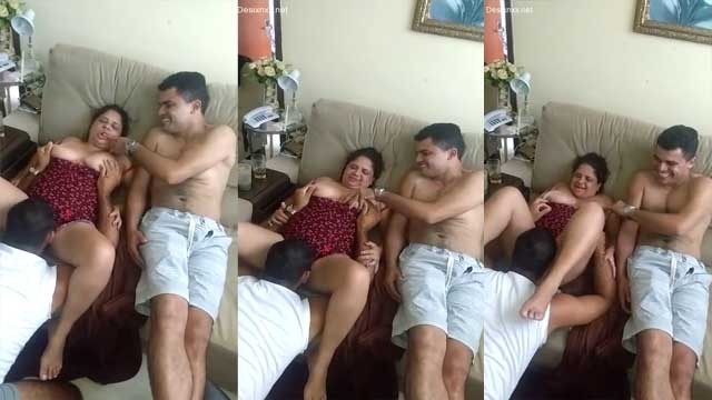 Beautiful Indian Randi Aunty Enjoy In Two Young Boy Pussy Sucking Watch