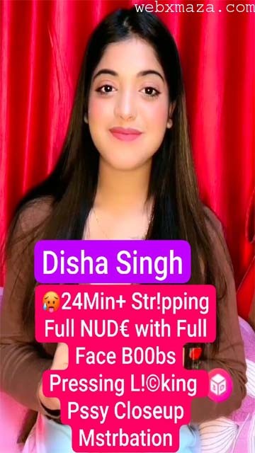 Disha Singh Pressing Licking her Boobs Making Doggy Pose & Pussy Closeup