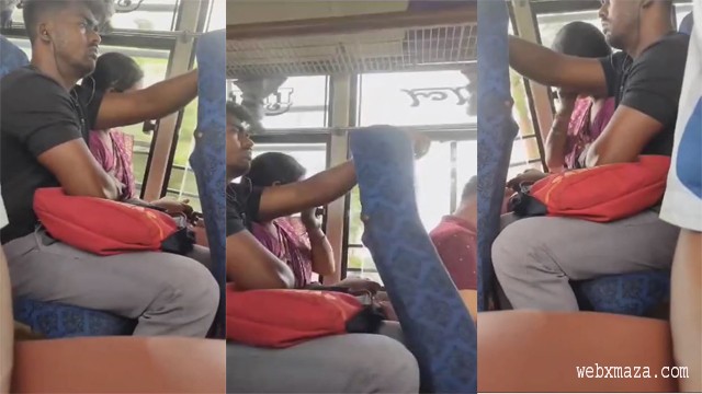 Grabbing Passengers Boobs In Public Bus Secretly Recorded