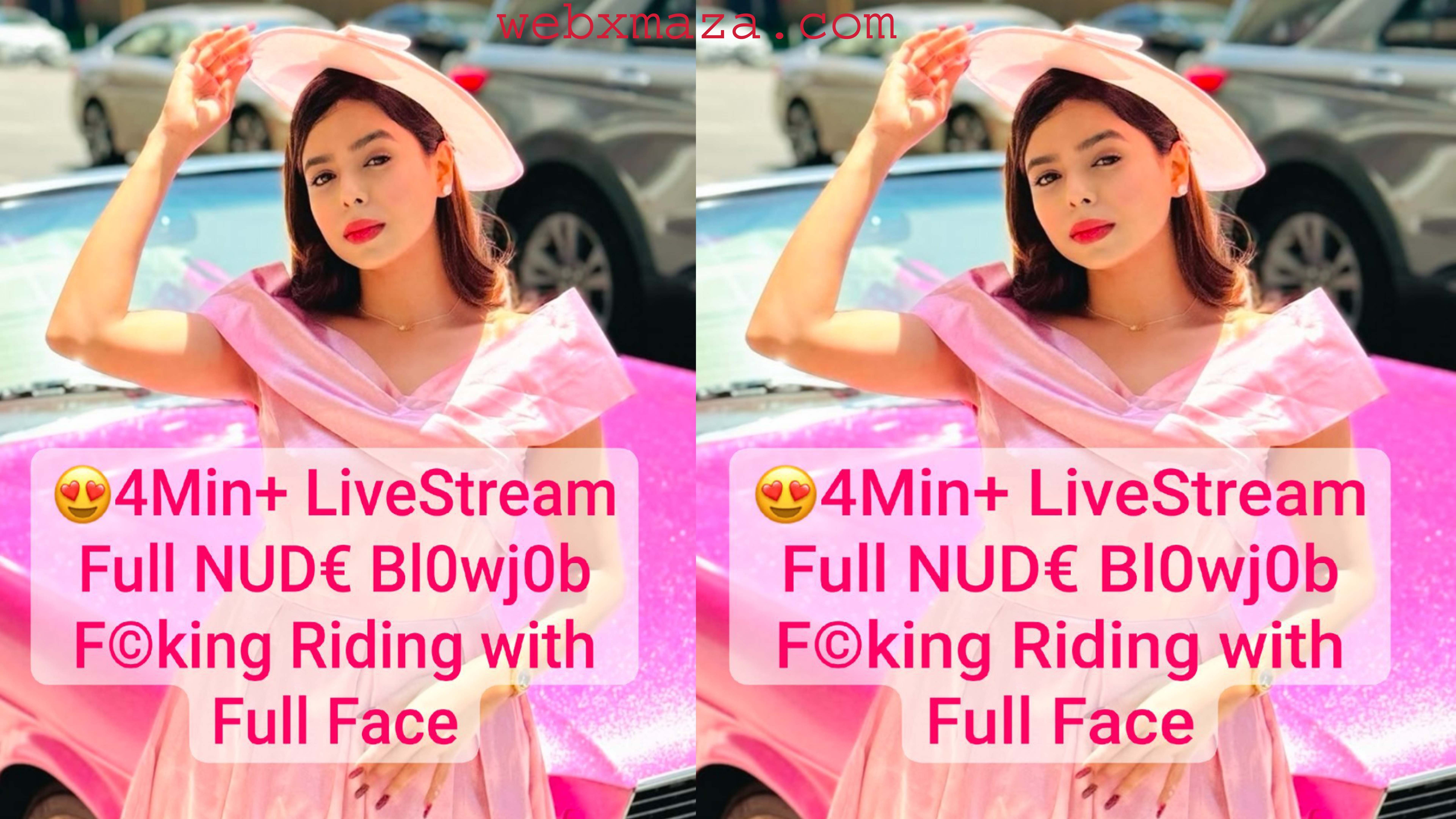 Beautiful Model Full Nude Blowjob & Fucking Riding on Livestream 