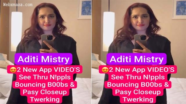 Aditi Mistry Completely See Thru Nippls Bouncing Boobs & Pussy Closeup