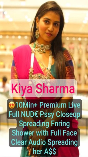 South Actress & Model Kiya Sharma Latest Most Surprising 10Min+ Premium Live