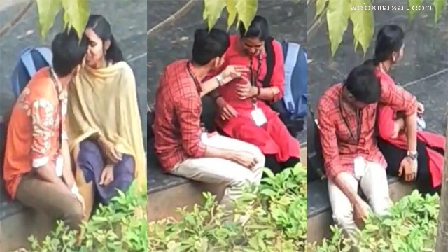 Malayalam Clg Lovers Kissing Ass & Thigh Pressing