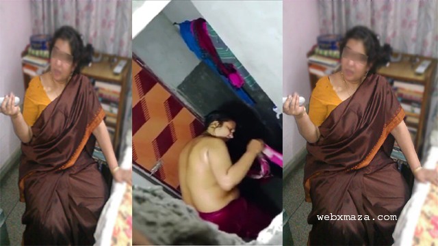 Desi Aunty Nude Bathing Screctly Captured By Neighbor Boy