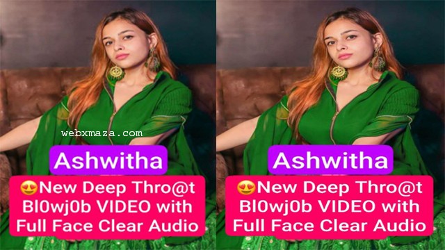 Ashwitha Most Requested New Giving Deep Blowjob with Full Face