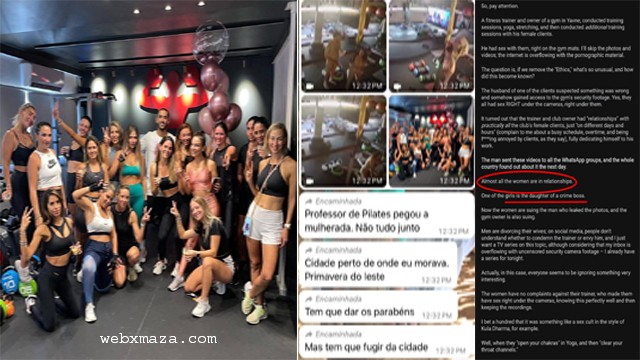 Global Viral Scandal Gym Trainer Fucking Multiple High Profile Cheating Women CCTV