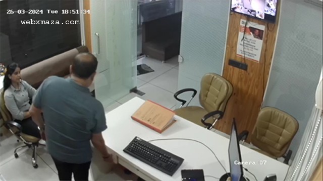 Valentine Day Secretary Fucked by Manager in Office CCTV