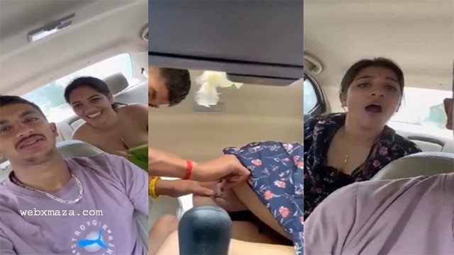 Desi Horny Bhabhi Affair Young Driver Inside Car